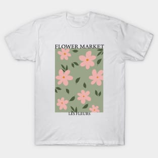 Abstract Flower Market Illustration 10 T-Shirt